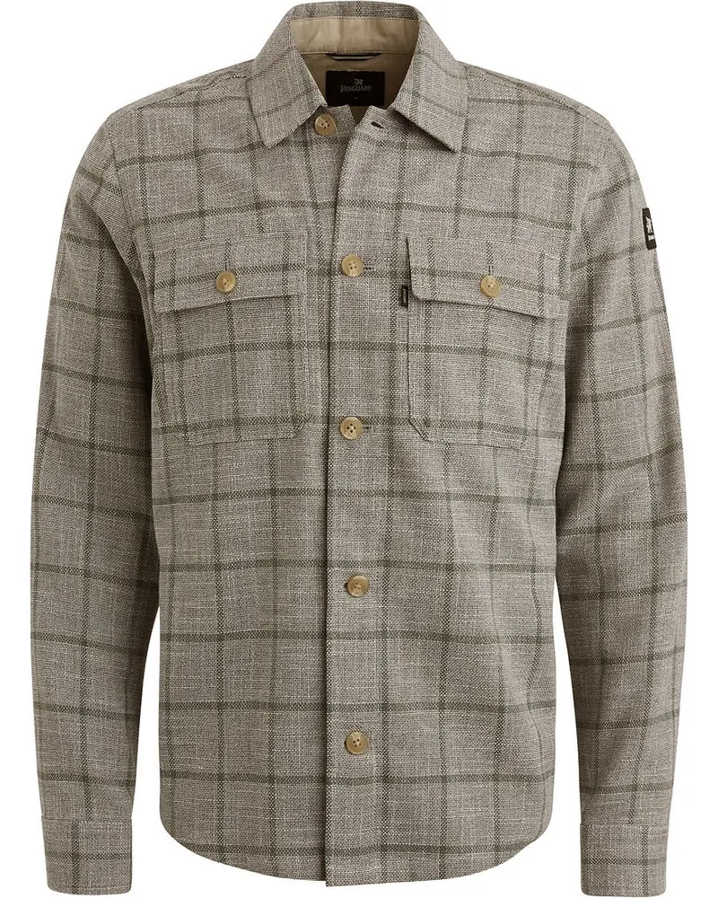 Vanguard Hemdjacke Karos Taupe Braun