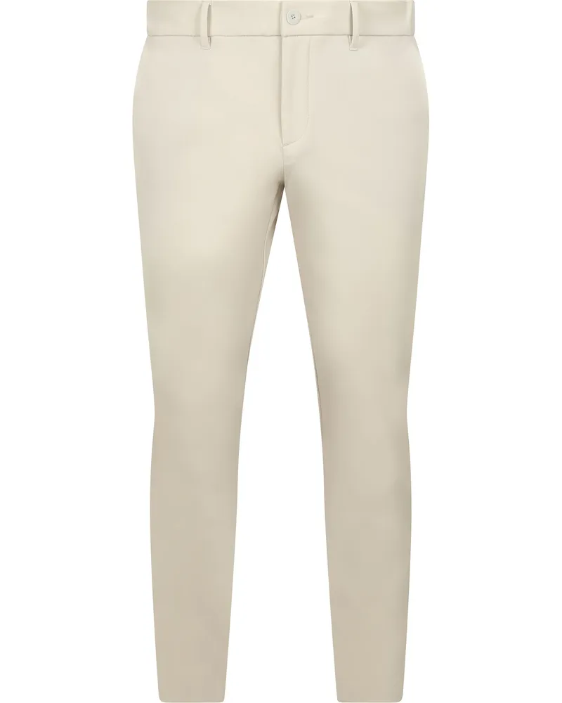 Alberto Move Performance Chinohose Off White Weiß