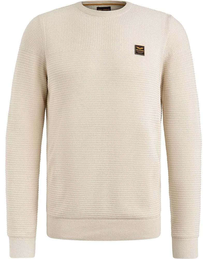 PME Legend Sweater Mouliné Ecru Beige