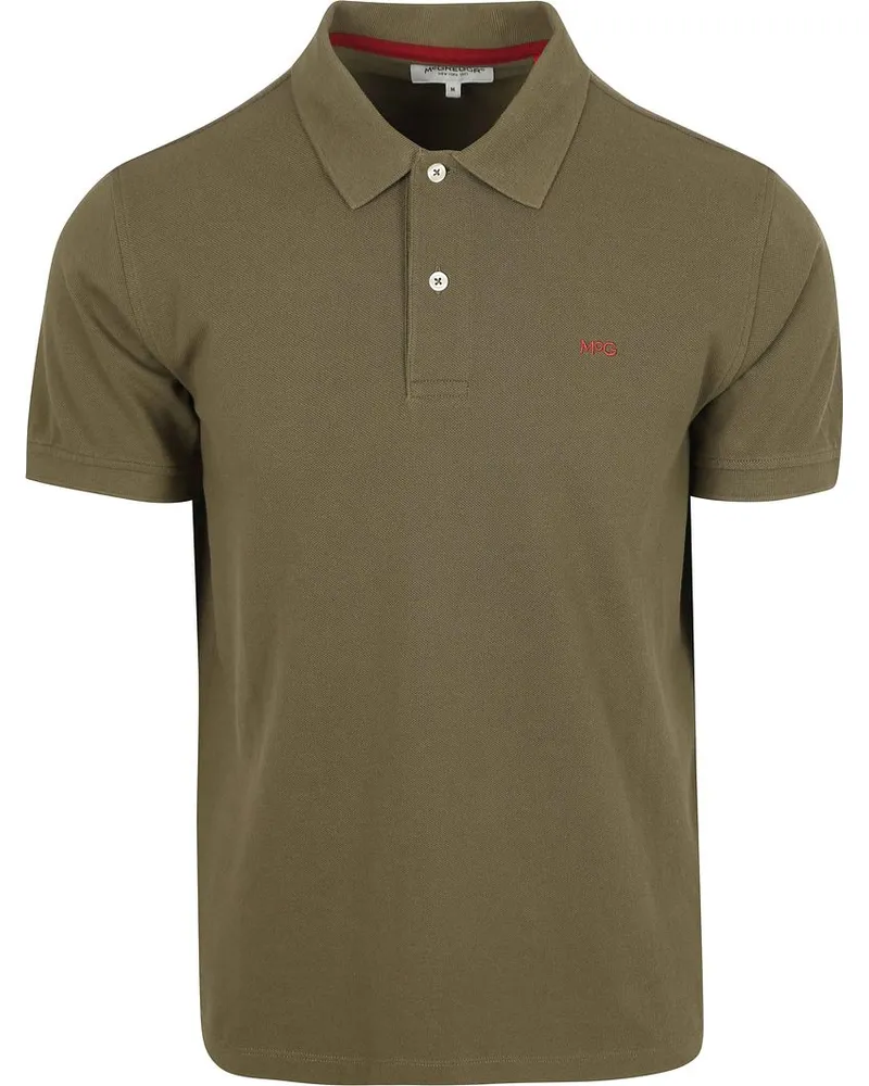 McGregor Piqué Poloshirt Olivgrün Dunkelgrün