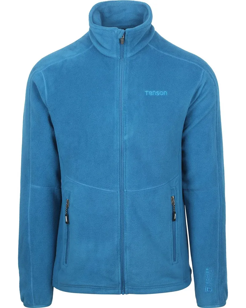 Tenson Fleece Jacke Miracle Sapphire Blau Blau