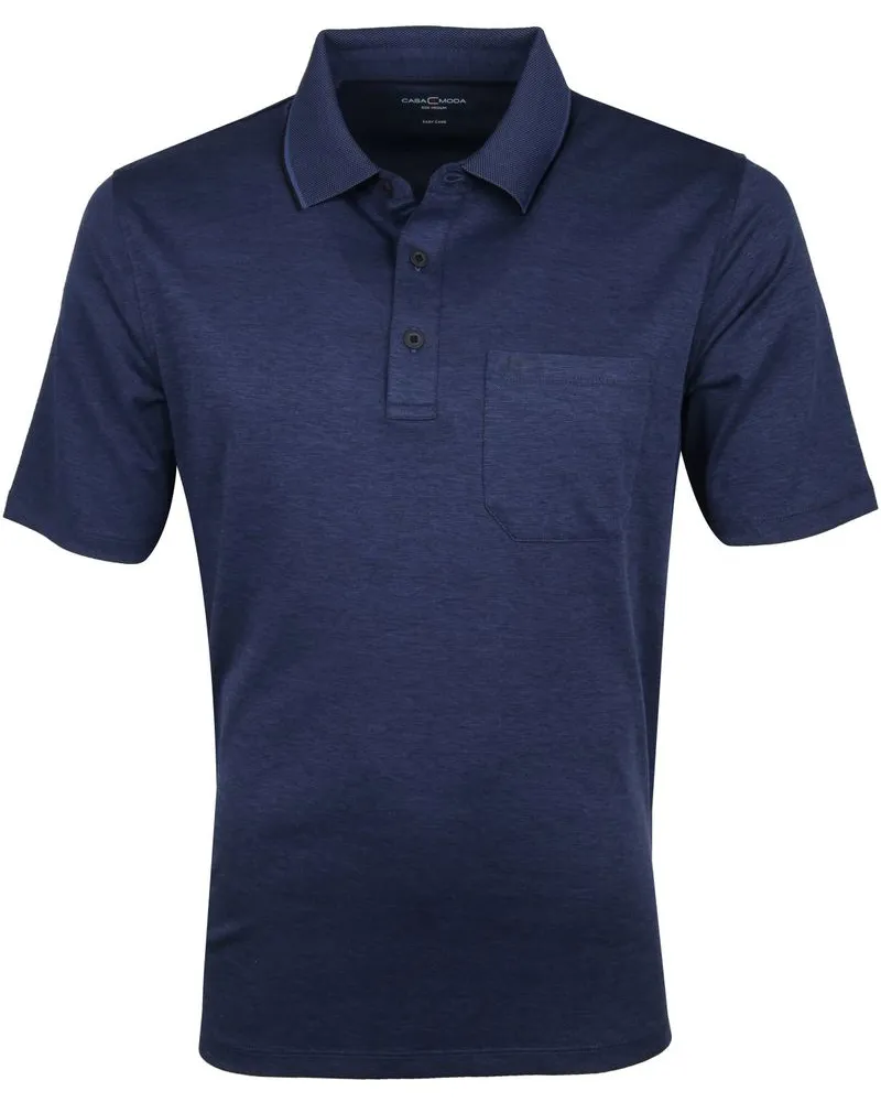 CasaModa Poloshirt Dunkelblau Blau