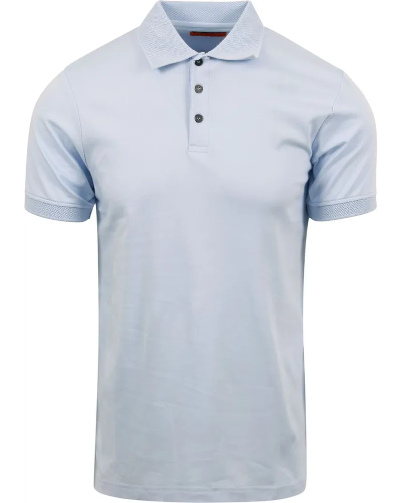 Suitable Liquid Poloshirt Hellblau Hellblau