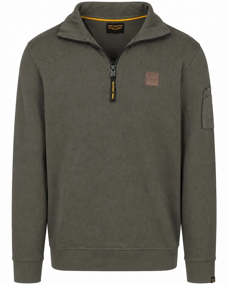PME Legend Half-Zip Pullover Olive Grün