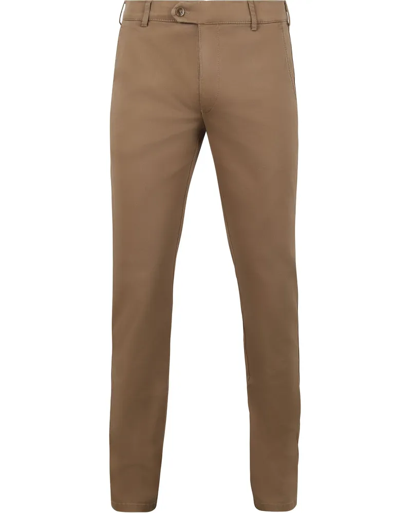Meyer Hosen Hose Roma Chino Hellbraun Braun
