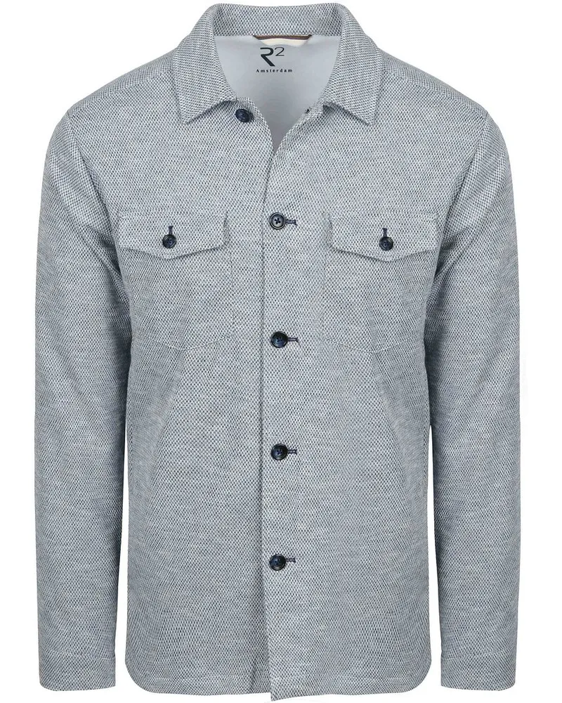 R2 Amsterdam R2 Overshirt Blau Blau