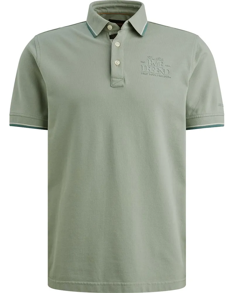 PME Legend Piqué Poloshirt Deep Sea Grün