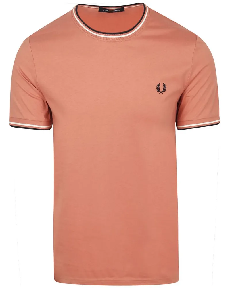 Fred Perry M1588 Twin Tipped T-Shirt Rosa Pink