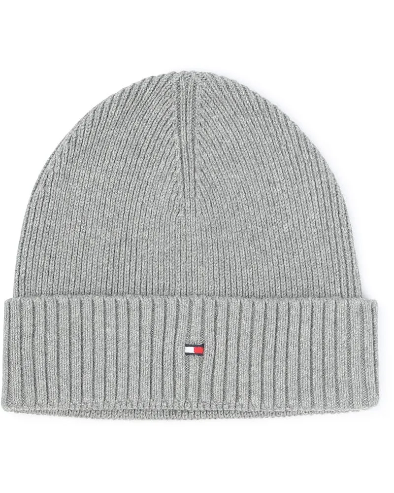 Tommy Hilfiger Knitted Mütze Grau Grau