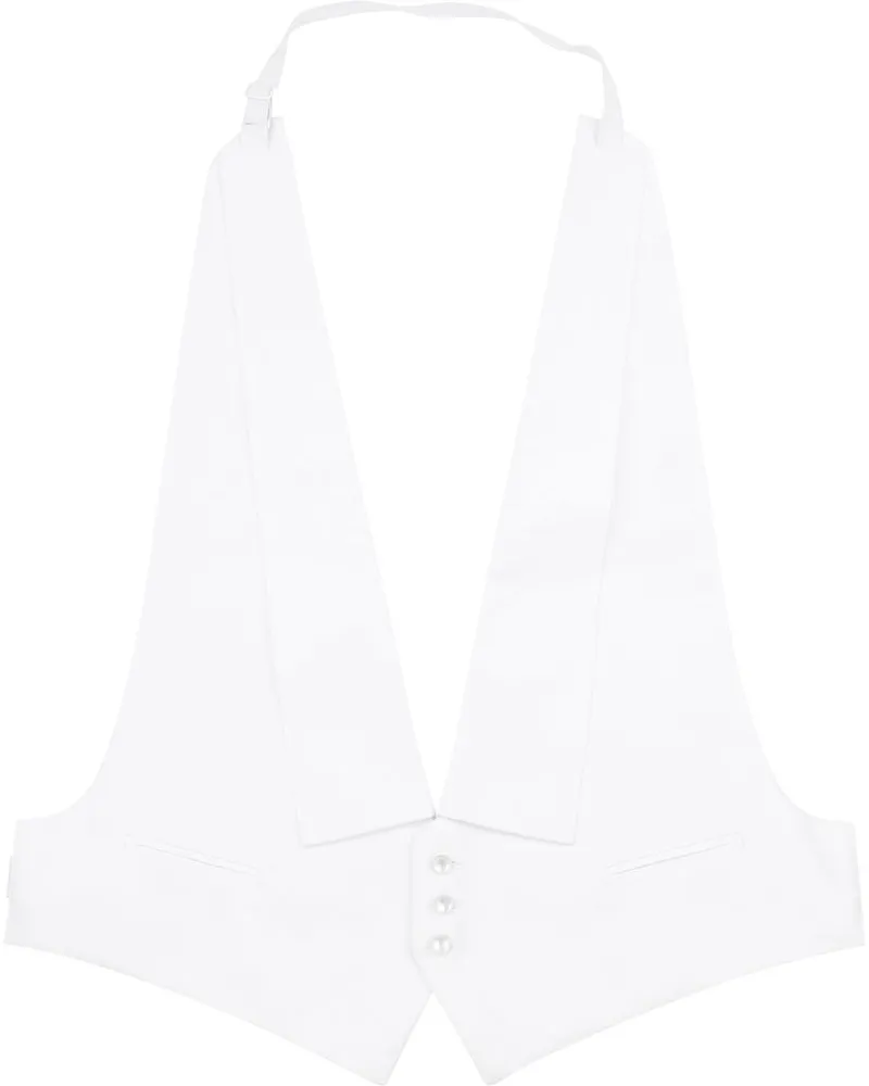 Suitable Smoking Weste Moldau weiß Weiß