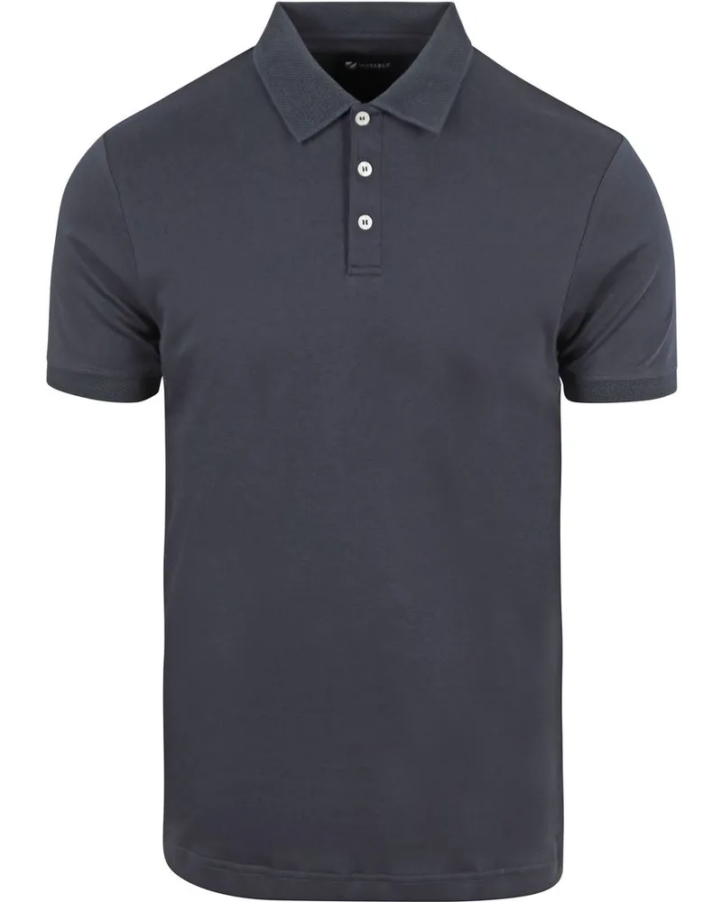 Suitable Liquid Poloshirt Navy Dunkelblau