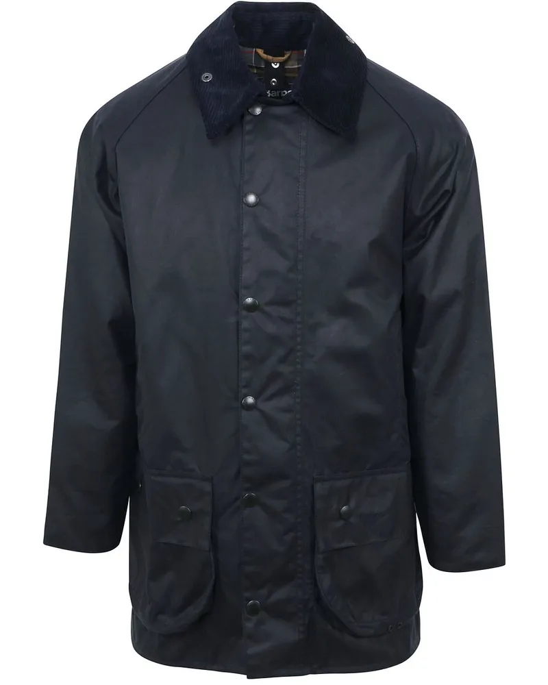 Barbour Beaufort Wachsjacke Dunkelblau Blau
