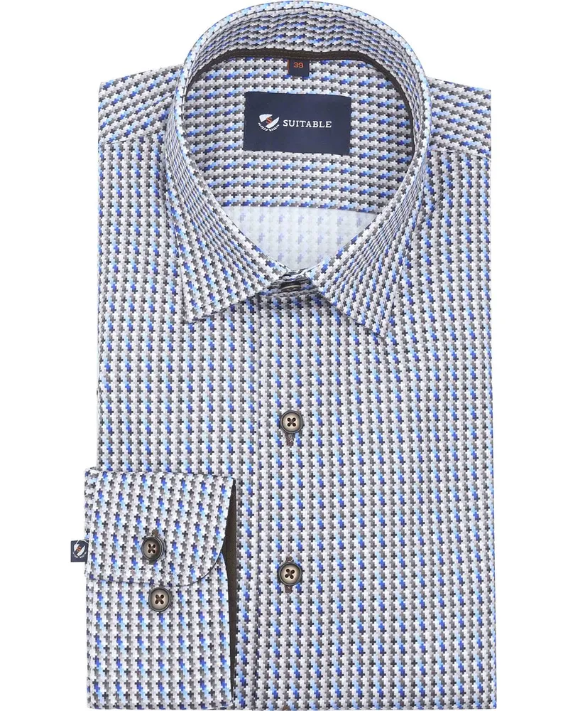 Suitable Hemd Minecraft Multicolour Blau