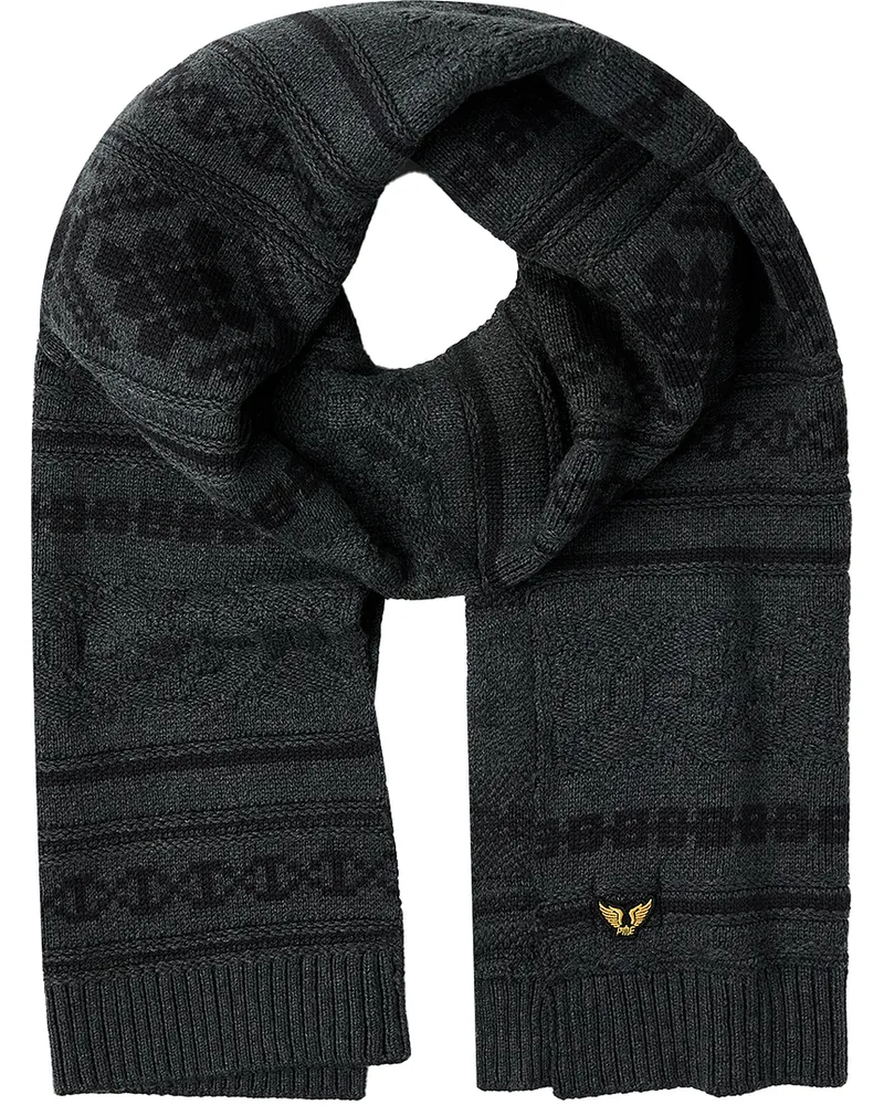 PME Legend Herrenschal Anthra Schwarz