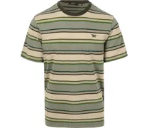 T-Shirt Streifen Grün
