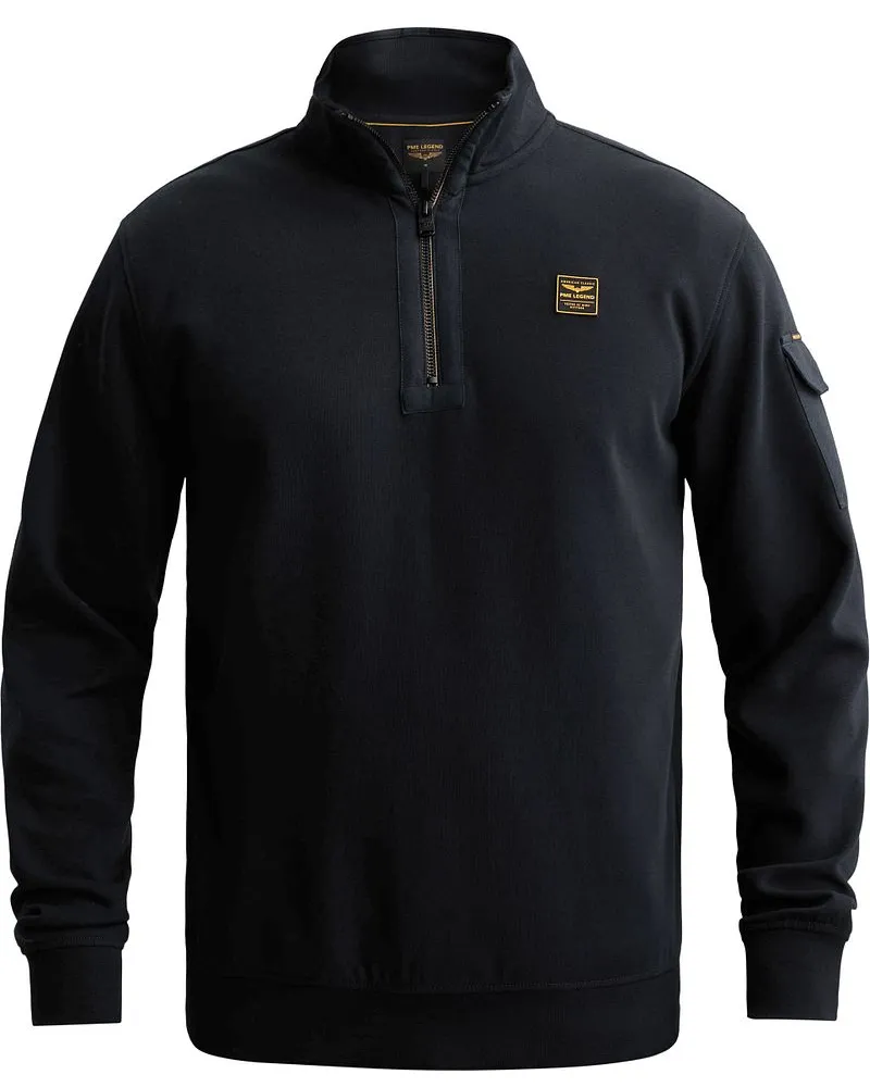 PME Legend Half Zip Sweater Salute Dunkelblau
