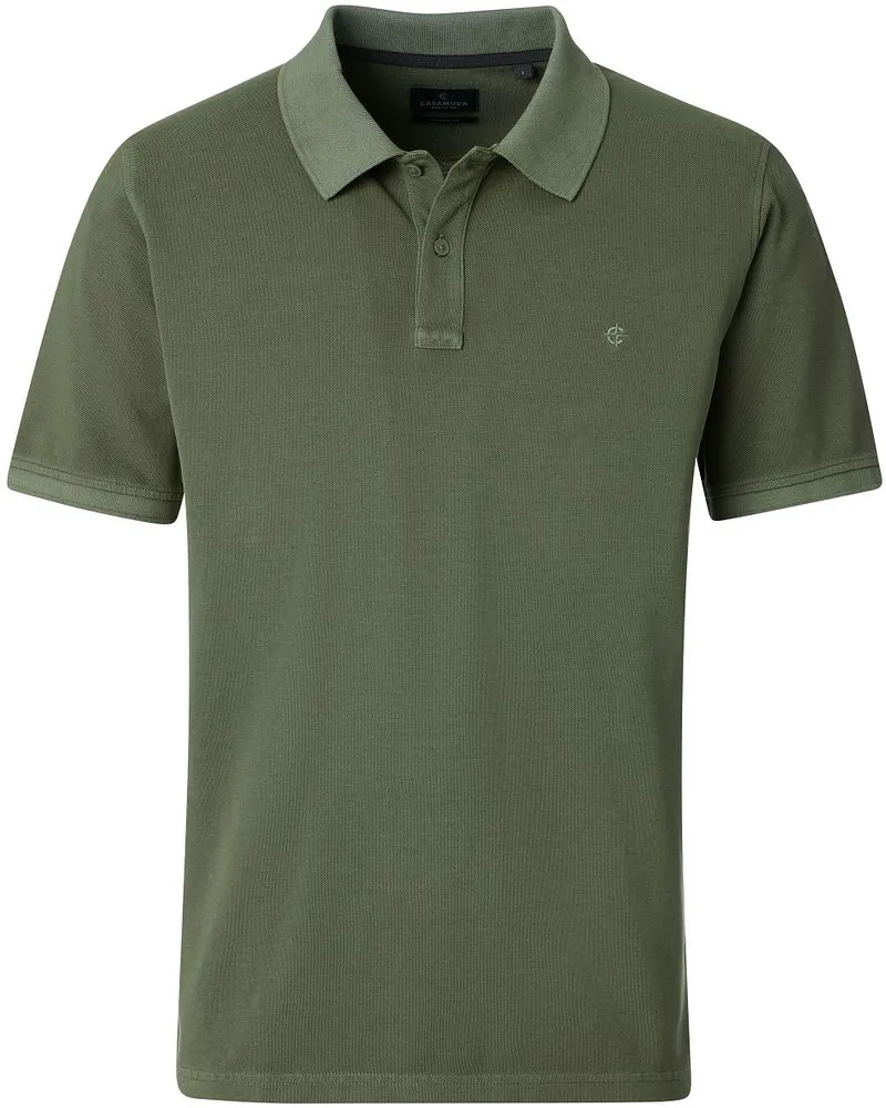 CasaModa Polo Piqué Grün Grün