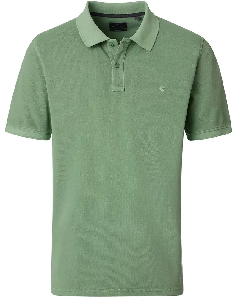 CasaModa Polo Piqué Grün Grün