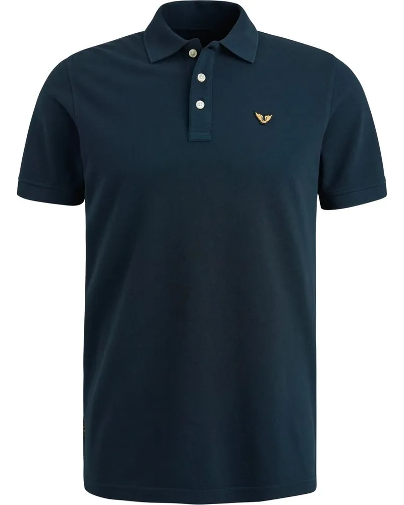 PME Legend Polo Garment Dye Navy Blau