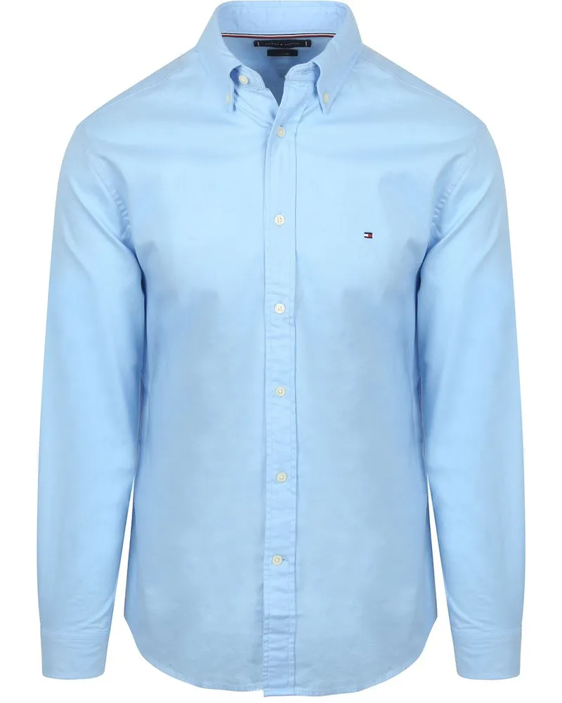 Tommy Hilfiger Flanell Hemd Hellblau Hellblau