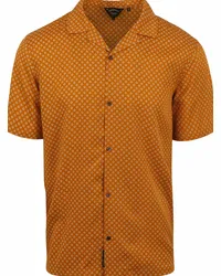 Superdry. Hemd Kurzarm Orange Geo Tan Print Orange