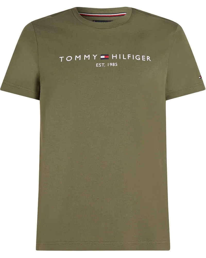 Tommy Hilfiger T-shirt Logo Olivgrün Grün