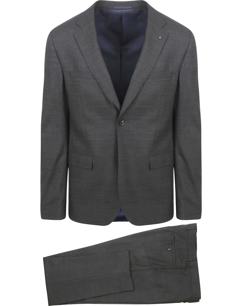 Suitable Strato Toulon Suit Wool Anthrazit Grau