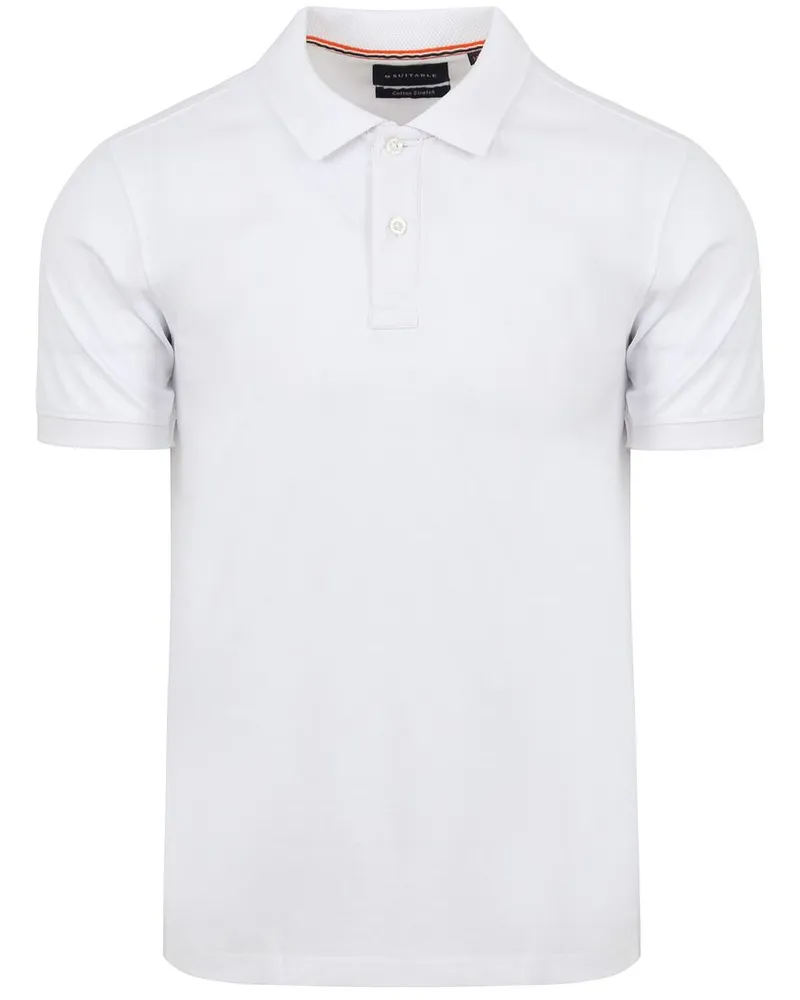 Suitable Cas Poloshirt Weiß Weiß