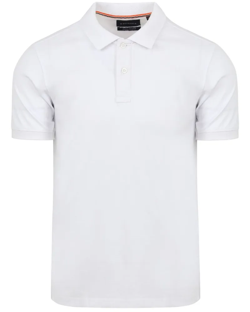 Suitable Cas Poloshirt Weiß Weiß