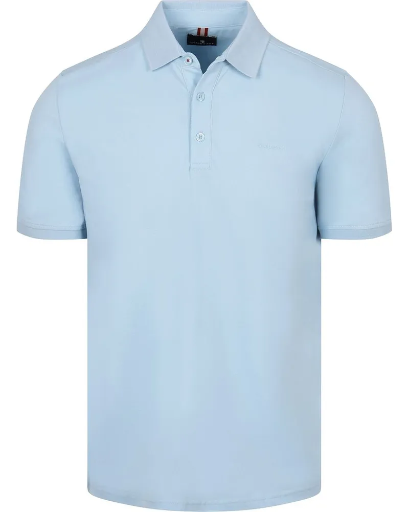 State of Art Poloshirt Piqué Hellblau Hellblau