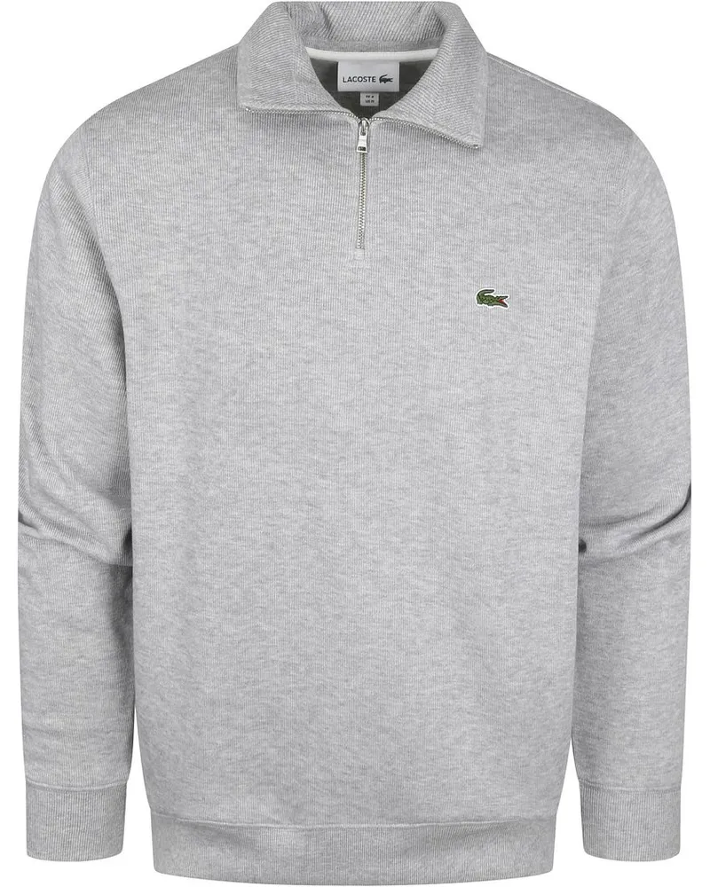 Lacoste Pullover Zipper Hellgrau Grau