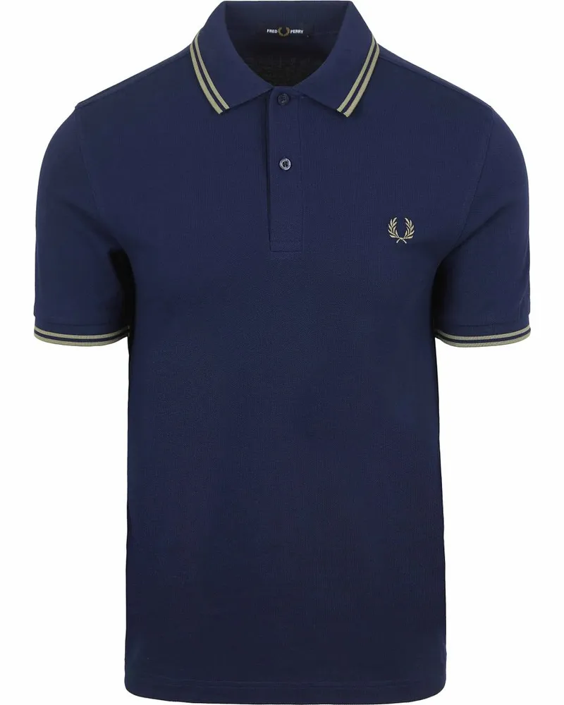 Fred Perry Polo Twin Tipped M3600 Navy Z58 Dunkelblau