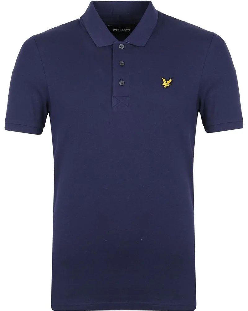 Lyle & Scott Poloshirt Deep Indigo Dunkelblau
