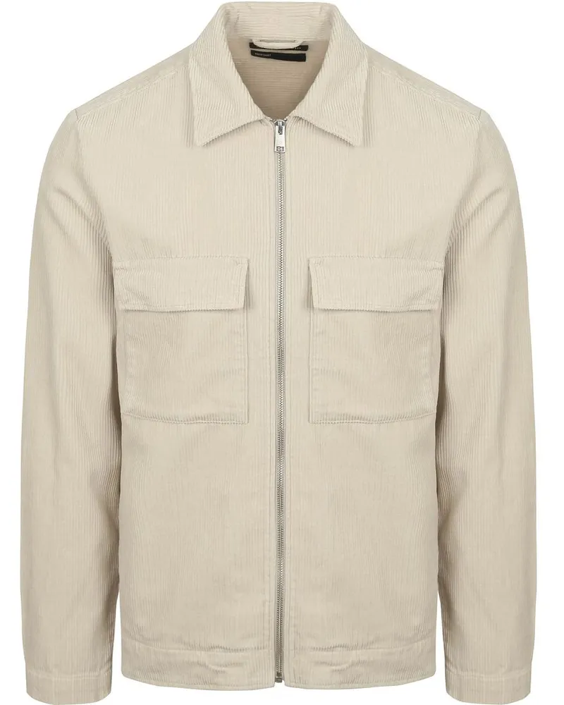 Marc O'Polo Corduroy Hemdjacke Ecru Wollweiß