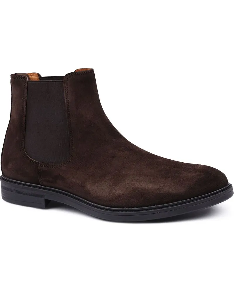 Suitable Chelsea Boot Suede Braun Braun