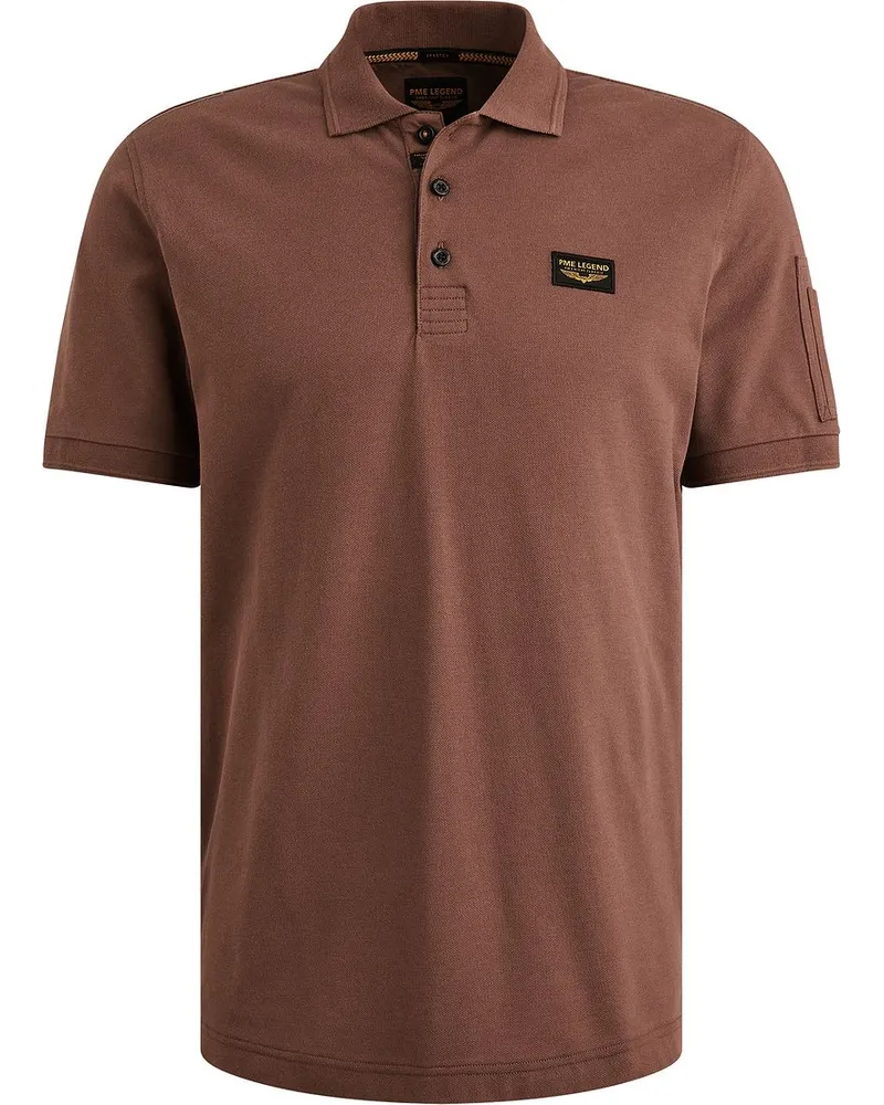 PME Legend American Classic Poloshirt Braun Braun