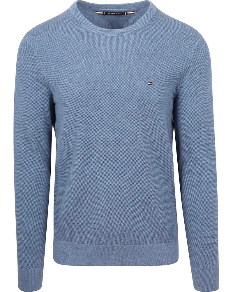 Tommy Hilfiger Structure Pullover Blau Blau