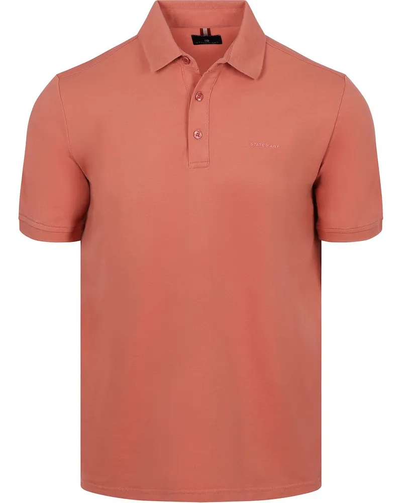 State of Art Poloshirt Piqué Old Pink Pink