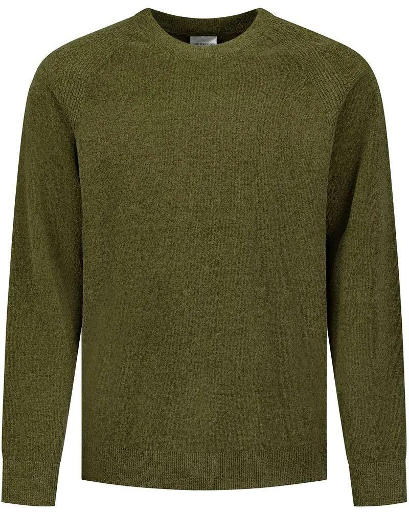 No Excess Pullover Chenille Olive Dunkelgrün