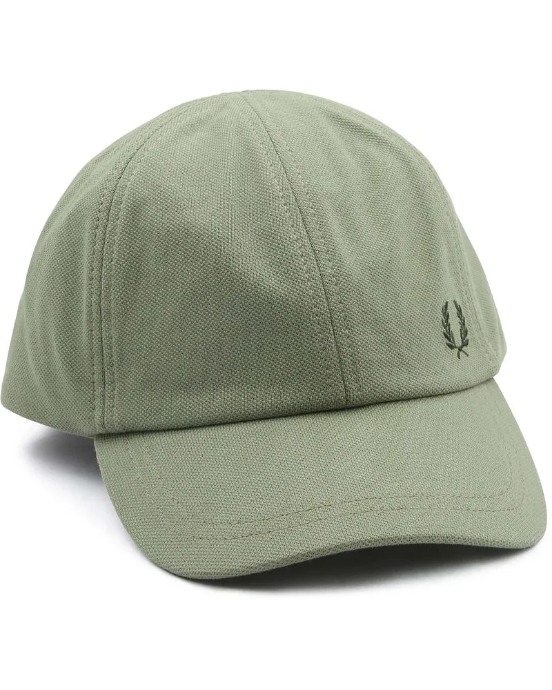 Fred Perry Cap Piqué Grün Dunkelgrün
