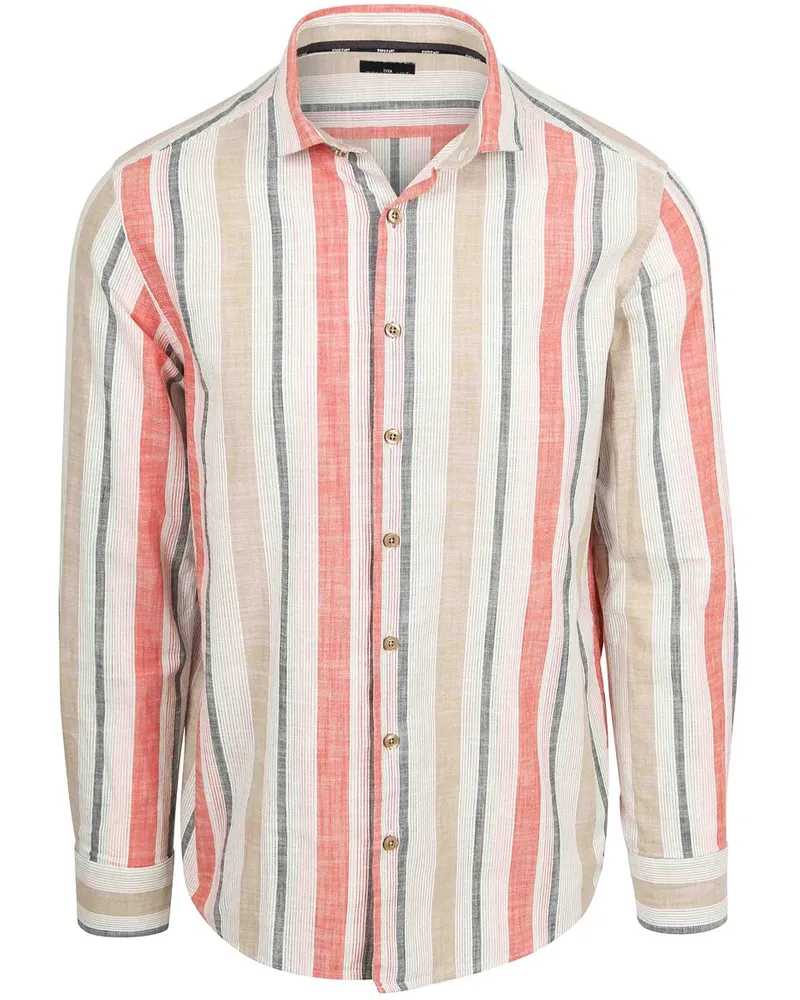 State of Art Hemd Gestreift Rot Multicolour