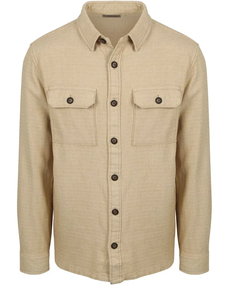 Suitable Overshirt Structure Beige Beige
