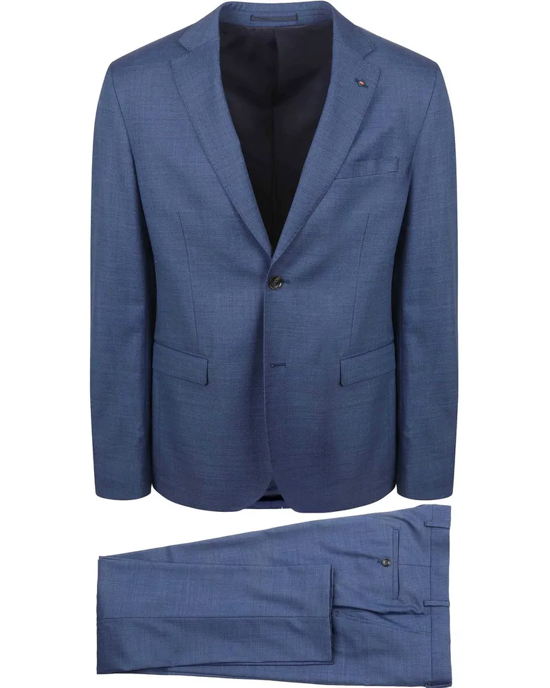 Suitable Toulon Suit Wool Blau Blau