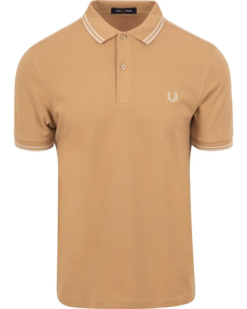Fred Perry Polo Twin Tipped M3600 Beige Beige