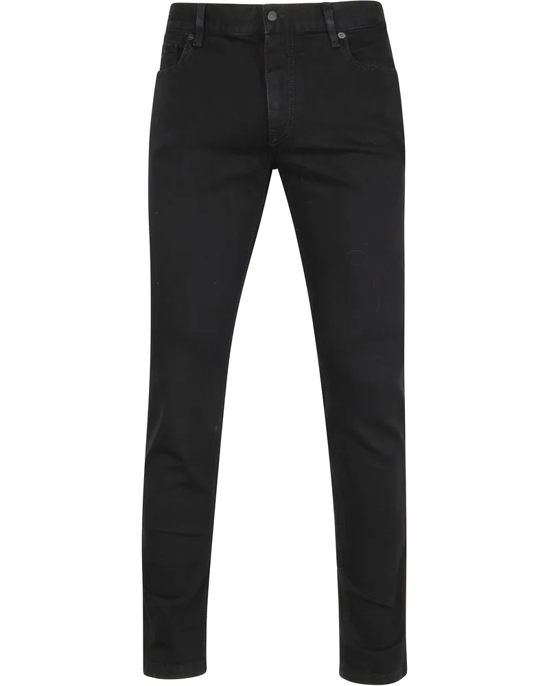 Alberto Slim DS Dual Flex Denim Schwarz Schwarz