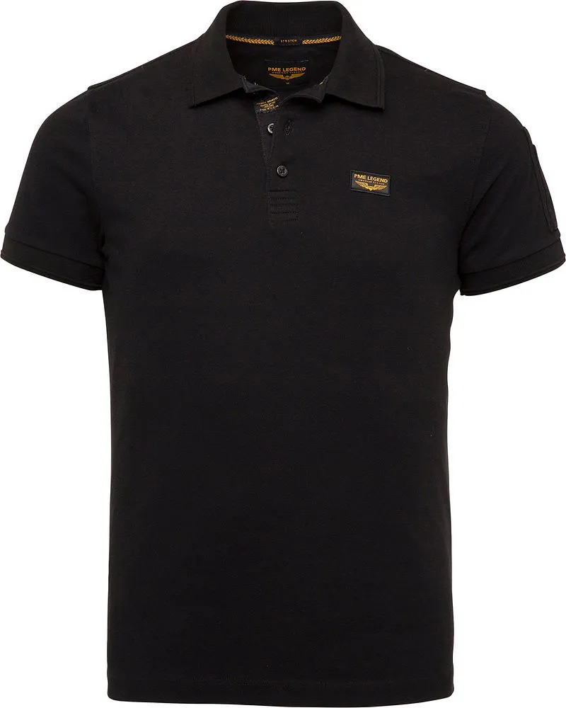 PME Legend Polo Schwarz Schwarz