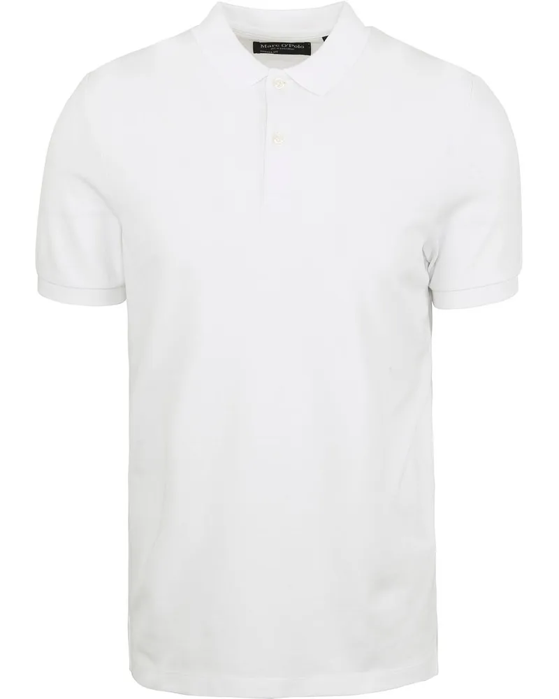 Marc O'Polo Poloshirt Weiß Weiß