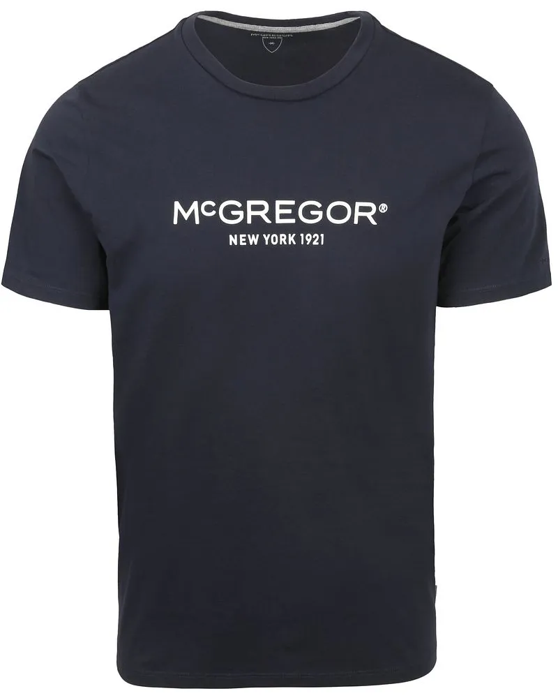 McGregor Essential T-Shirt Logo Navy Dunkelblau