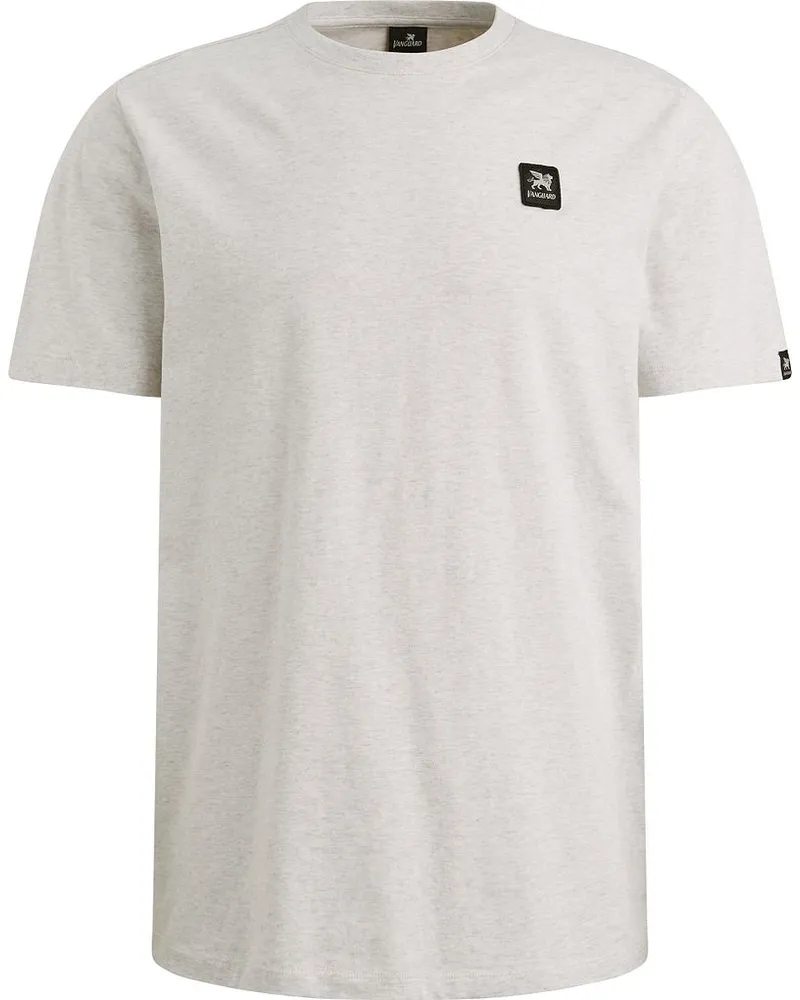 Vanguard T-Shirt Logo Melange Moonstruck Weiß