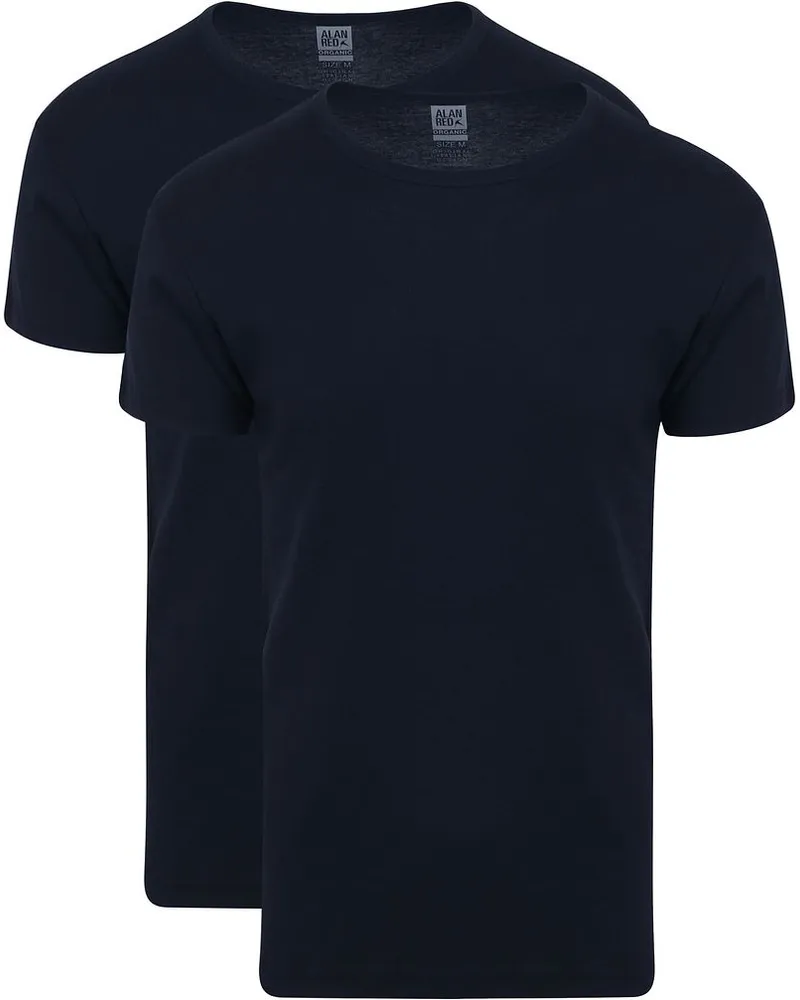 Alan Red Copenhagen T-Shirt Navy 2er-Pack Dunkelblau
